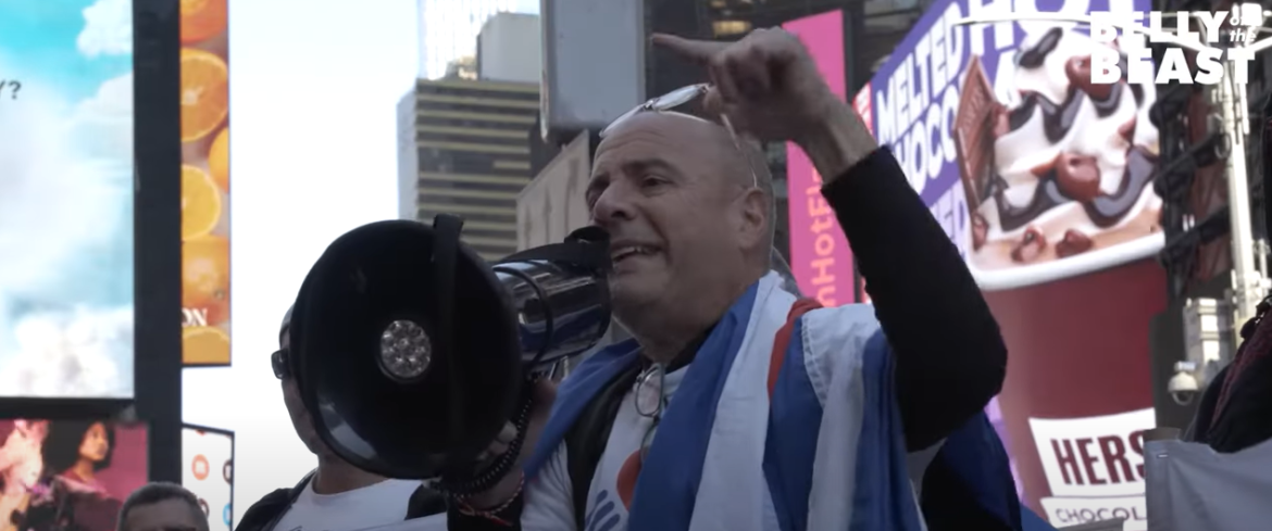 Cuban Americans and Solidarity Activists March in NYC Before Annual UN Vote on U.S. Embargo